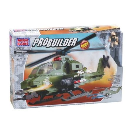MEGA BLOKS 3735 non  BỘ PHẬN HỖ TRỢ KHÔNG QUÂN HYDRA bộ đồ chơi xếp lắp ráp ghép mô hình Military Army HYDRA AIRBORNE SUPPORT UNIT Quân Sự Bộ Đội 235 khối