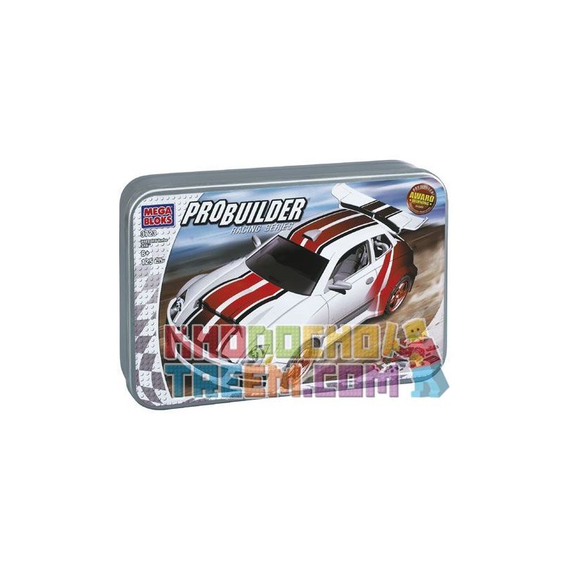 MEGA BLOKS 3723 non  TURBO TURBO SRA. bộ đồ chơi xếp lắp ráp ghép mô hình Speed Champions Racing Cars PREDORX TURBO SRA Đua Xe Công Thức 150 khối