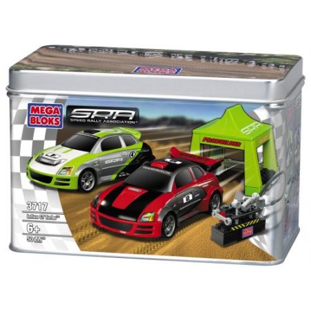 MEGA BLOKS 3717 non  DÒNG GT TURBO SRA bộ đồ chơi xếp lắp ráp ghép mô hình Speed Champions Racing Cars INFLUX GT TURBO SRA Đua Xe Công Thức 50 khối