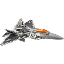 MEGA BLOKS 9962 non  MÁY BAY CHIẾN ĐẤU SIÊU THANH F22 bộ đồ chơi xếp lắp ráp ghép mô hình Military Army F22 SUPERSONIC FIGHTER Quân Sự Bộ Đội 210 khối
