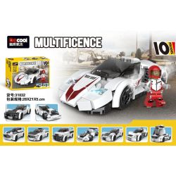 Decool 31030 31031 31032 Jisi 31030 31031 31032 non  ĐUA XE SẤM SÉT bộ đồ chơi xếp lắp ráp ghép mô hình Speed Champions Racing Cars Đua Xe Công Thức 181 khối