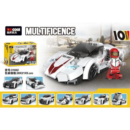 Decool 31030 31031 31032 Jisi 31030 31031 31032 non  ĐUA XE SẤM SÉT bộ đồ chơi xếp lắp ráp ghép mô hình Speed Champions Racing Cars Đua Xe Công Thức 181 khối