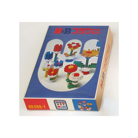N&B BLOCK NB 980-F non  HOA CÀI ÁO bộ đồ chơi xếp lắp ráp ghép mô hình FLOWER SET