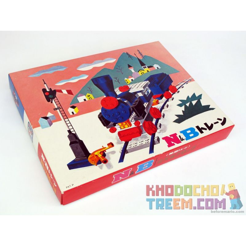 N&B BLOCK NB 1700-TR non  TÀU N&B bộ đồ chơi xếp lắp ráp ghép mô hình N&B TRAIN