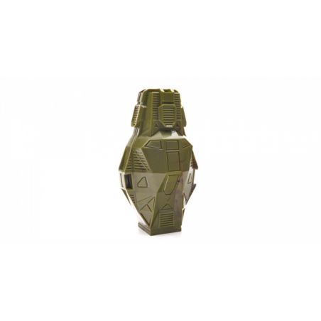 MEGA BLOKS CNJ44 non  AIRDROP CABIN KIM LOẠI RỪNG RẬM ODST bộ đồ chơi xếp lắp ráp ghép mô hình Computer Games DROP POD METALLIC JUNGLE ODST Trò Chơi 22 khối