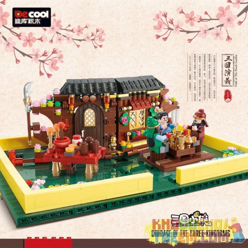 Decool 20501 Jisi 20501 non  BA VƯƠNG QUỐC bộ đồ chơi xếp lắp ráp ghép mô hình Three Kingdoms COURAGE OF THE THREE KINGDOMS Tam Quốc Diễn Nghĩa 925 khối