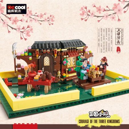 Decool 20501 Jisi 20501 non  BA VƯƠNG QUỐC bộ đồ chơi xếp lắp ráp ghép mô hình Three Kingdoms COURAGE OF THE THREE KINGDOMS Tam Quốc Diễn Nghĩa 925 khối