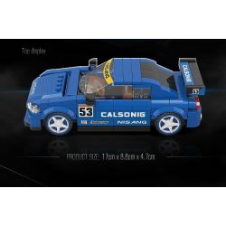 QuanGuan 100153 Quan Guan 100153 non  100153 bộ đồ chơi xếp lắp ráp ghép mô hình Racers RACING 100153 Đua Tốc Độ