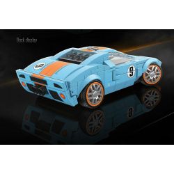QuanGuan 100148 Quan Guan 100148 non  FORD GT40 1968. bộ đồ chơi xếp lắp ráp ghép mô hình Racers RACING Đua Tốc Độ 321 khối