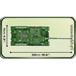 COBI CHARACTER BUILDING 2541 COBI-2541 COBI2541 non  PHÁO CHỐNG TĂNG TỰ HÀNH SU-100 bộ đồ chơi xếp lắp ráp ghép mô hình Military Army Quân Sự Bộ Đội 655 khối