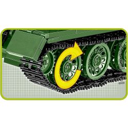 COBI CHARACTER BUILDING 2541 COBI-2541 COBI2541 non  PHÁO CHỐNG TĂNG TỰ HÀNH SU-100 bộ đồ chơi xếp lắp ráp ghép mô hình Military Army Quân Sự Bộ Đội 655 khối