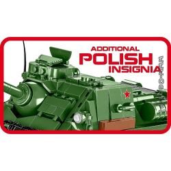 COBI CHARACTER BUILDING 2541 COBI-2541 COBI2541 non  PHÁO CHỐNG TĂNG TỰ HÀNH SU-100 bộ đồ chơi xếp lắp ráp ghép mô hình Military Army Quân Sự Bộ Đội 655 khối