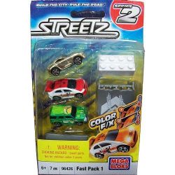 MEGA BLOKS 96426 non  GÓI NHANH 1. bộ đồ chơi xếp lắp ráp ghép mô hình Streetz FAST PACK 1 7 khối