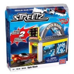 MEGA BLOKS 96436 non  RỬA SẠCH bộ đồ chơi xếp lắp ráp ghép mô hình Streetz SPIN WASH 46 khối