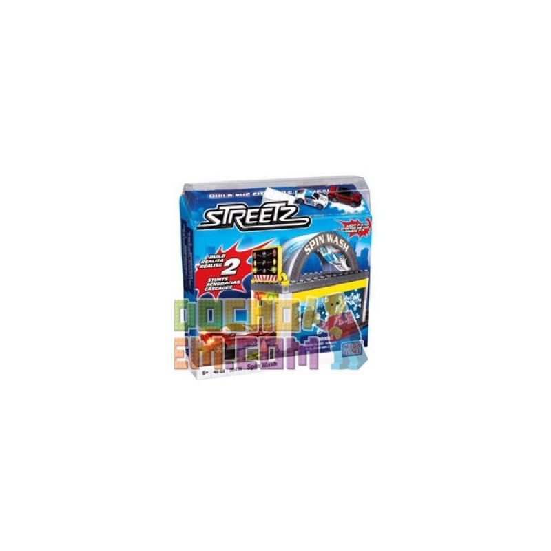 MEGA BLOKS 96436 non  RỬA SẠCH bộ đồ chơi xếp lắp ráp ghép mô hình Streetz SPIN WASH 46 khối