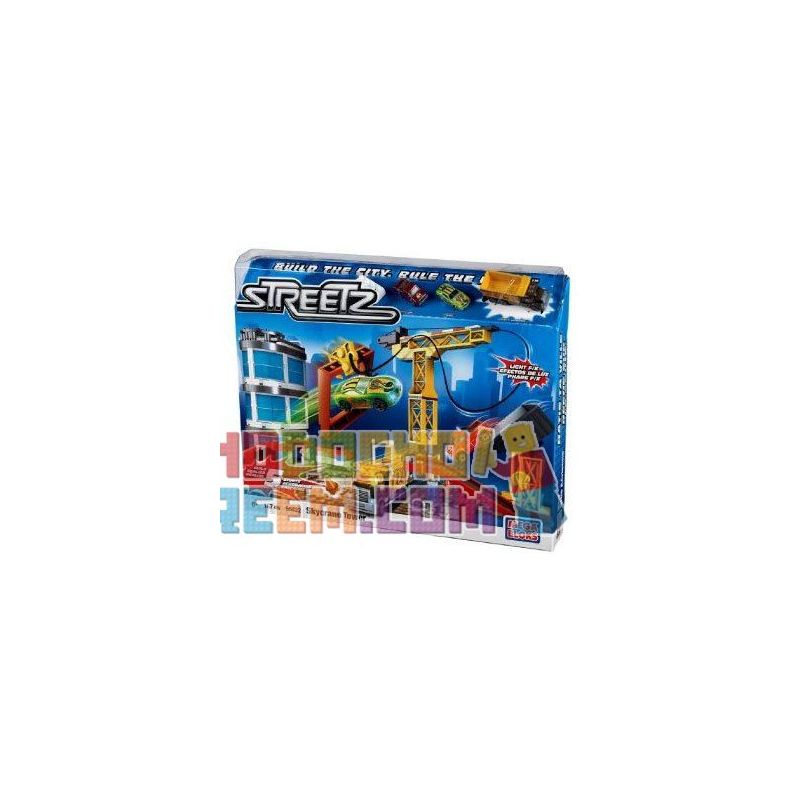 MEGA BLOKS 96422 non  THÁP SKYCRANE bộ đồ chơi xếp lắp ráp ghép mô hình Streetz SKYCRANE TOWER 167 khối