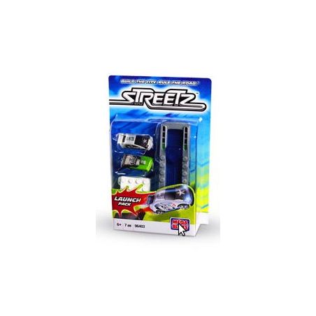 MEGA BLOKS 96403 non  KHỞI CHẠY GÓI bộ đồ chơi xếp lắp ráp ghép mô hình Streetz LAUNCH PACK 7 khối