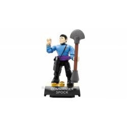 MEGA BLOKS FND70 non  SHI POK COMMANDER. bộ đồ chơi xếp lắp ráp ghép mô hình COMMANDER SPOCK 21 khối