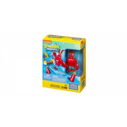MEGA BLOKS CNF64 non  QUIRKY LƯỚT SÓNG bộ đồ chơi xếp lắp ráp ghép mô hình Spongebob Squarepants WACKY SURFING Chú Bọt Biển Tinh Nghịch 33 khối
