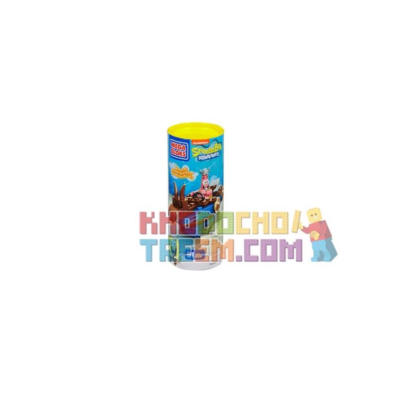 MEGA BLOKS 94617 CNF30 non  ĐUA XE bộ đồ chơi xếp lắp ráp ghép mô hình Spongebob Squarepants PATRICK RACER Chú Bọt Biển Tinh Nghịch 91 khối