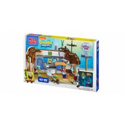 MEGA BLOKS 94613 CBH85 non  CUỘC TẤN CÔNG CỦA VUA LÂU ĐÀI CUA bộ đồ chơi xếp lắp ráp ghép mô hình Spongebob Squarepants KRUSTY KRAB ATTACK Chú Bọt Biển Tinh Nghịch 407 khối