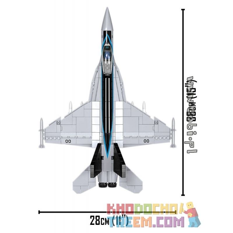 COBI CHARACTER BUILDING COBI-5805 5805 COBI5805 non  PHIÊN BẢN GIỚI HẠN F A-18E SUPER HORNET bộ đồ chơi xếp lắp ráp ghép mô hình F/A-18E SUPER HORNET™ LIMITED EDITION 570 khối