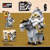 Decool 68022 Jisi 68022 non  TAM QUỐC: HUANG ZHONG bộ đồ chơi xếp lắp ráp ghép mô hình Brickheadz CUTE HEAD BRICK Nhân Vật Đầu To 407 khối