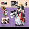 Decool 68017 Jisi 68017 non  TAM QUỐC: LIU BEI bộ đồ chơi xếp lắp ráp ghép mô hình Brickheadz CUTE HEAD BRICK Nhân Vật Đầu To 378 khối