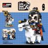 Decool 68014 Jisi 68014 non  TAM QUỐC: CAO CAO bộ đồ chơi xếp lắp ráp ghép mô hình Brickheadz CUTE HEAD BRICK Nhân Vật Đầu To 393 khối