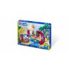 MEGA BLOKS 10755 non  BÃI BIỂN BLUE CLOW. bộ đồ chơi xếp lắp ráp ghép mô hình Movie & Game SMURFS BEACH Phim Và Trò Chơi 99 khối
