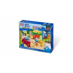 MEGA BLOKS 10745 non  BLUE SPIRIT CAR. bộ đồ chơi xếp lắp ráp ghép mô hình Movie & Game RACIN' SMURFS Phim Và Trò Chơi 29 khối