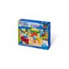 MEGA BLOKS 10745 non  BLUE SPIRIT CAR. bộ đồ chơi xếp lắp ráp ghép mô hình Movie & Game RACIN' SMURFS Phim Và Trò Chơi 29 khối