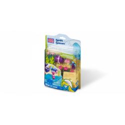 MEGA BLOKS 10738 non  LẶN EM GÁI XANH bộ đồ chơi xếp lắp ráp ghép mô hình Movie & Game SNORKELING SMURFETTE Phim Và Trò Chơi 20 khối