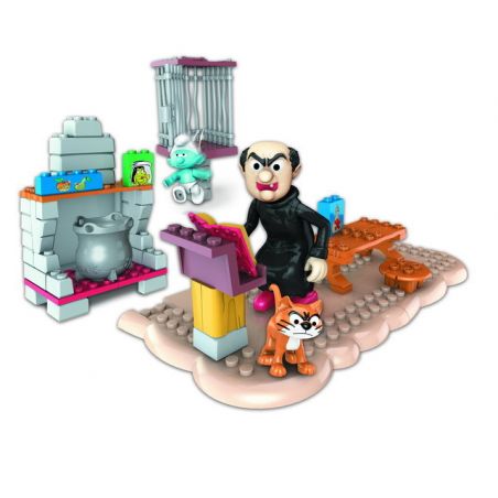 MEGA BLOKS 10718 non  GG WITCH. bộ đồ chơi xếp lắp ráp ghép mô hình Movie & Game GARGAMEL Phim Và Trò Chơi 60 khối