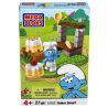 MEGA BLOKS 10702 non  MÀU XANH TINH THẦN bộ đồ chơi xếp lắp ráp ghép mô hình Trolls World Tour BAKER SMURF Cuộc Lưu Diễn Của Các Chú Lùn 27 khối