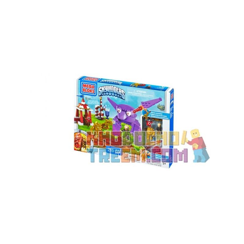 MEGA BLOKS 95486 non  CẮT VARNIVAL VARNIVAL. bộ đồ chơi xếp lắp ráp ghép mô hình Skylanders CUT THROAT CARNIVAL 215 khối