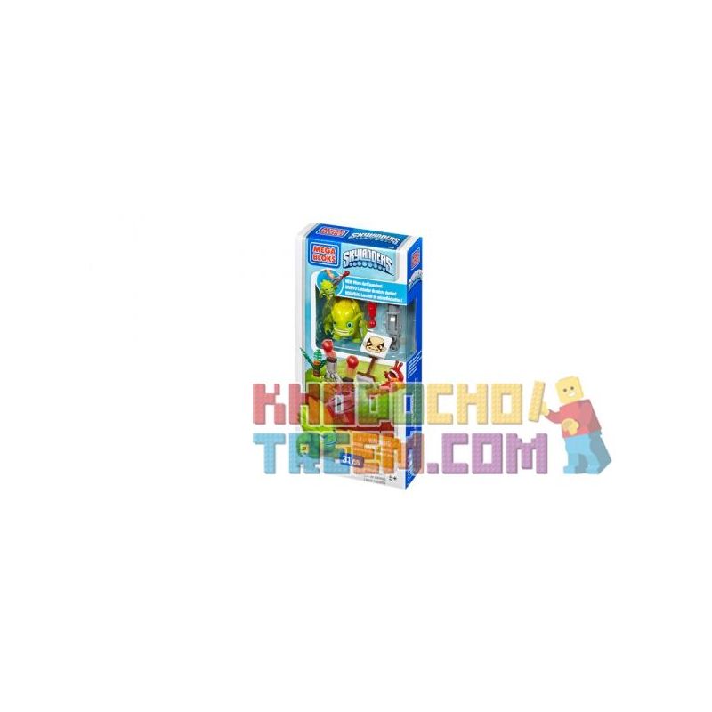MEGA BLOKS 95305 non  SÓNG SỐC SÓNG bộ đồ chơi xếp lắp ráp ghép mô hình Skylanders ROCKET BLASTER 31 khối