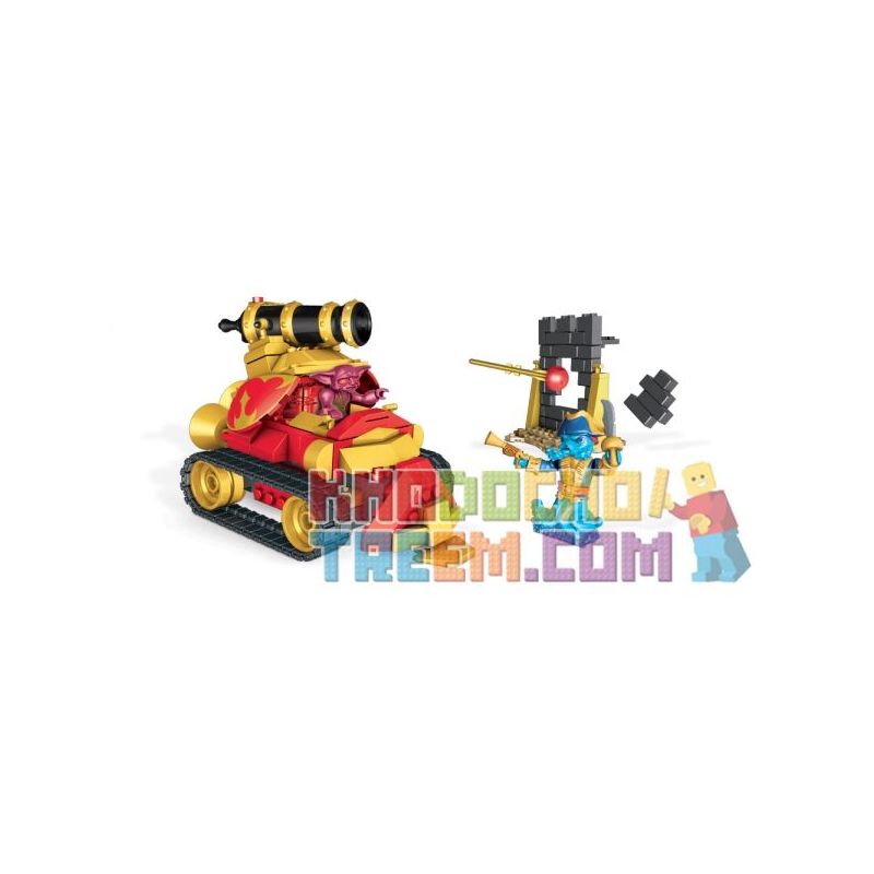 MEGA BLOKS 95497 non  XE TĂNG CHÌ bộ đồ chơi xếp lắp ráp ghép mô hình Skylanders BOSS TANK SHOWDOWN 133 khối