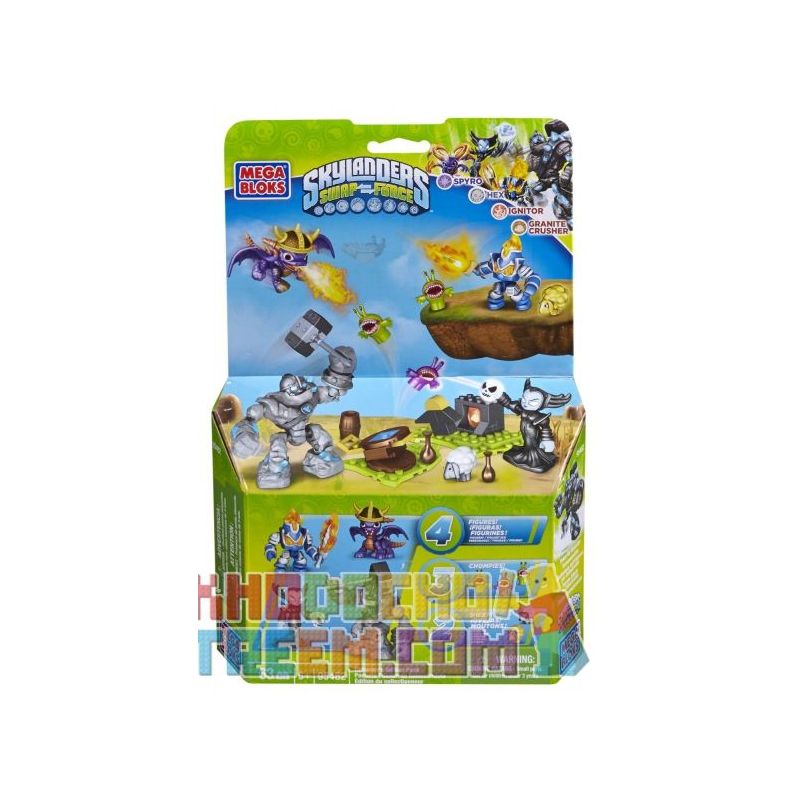 MEGA BLOKS 95482 non  BỘ SƯU TẬP bộ đồ chơi xếp lắp ráp ghép mô hình Skylanders COLLECTOR'S EDITION PACK 63 khối