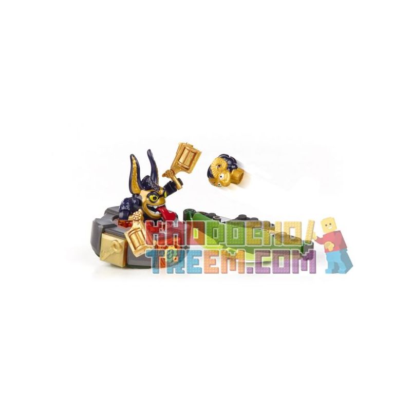 MEGA BLOKS 95473 non  CỔNG THÔNG TIN CHIẾN ĐẤU HUYỀN THOẠI bộ đồ chơi xếp lắp ráp ghép mô hình Skylanders LEGENDARY TRIGGER HAPPY BATTLE PORTAL 15 khối