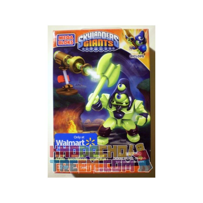 MEGA BLOKS 95471 non  TÚI KẺ THÙ BICLOPS. bộ đồ chơi xếp lắp ráp ghép mô hình Skylanders BICLOPS ENEMY PACK 26 khối