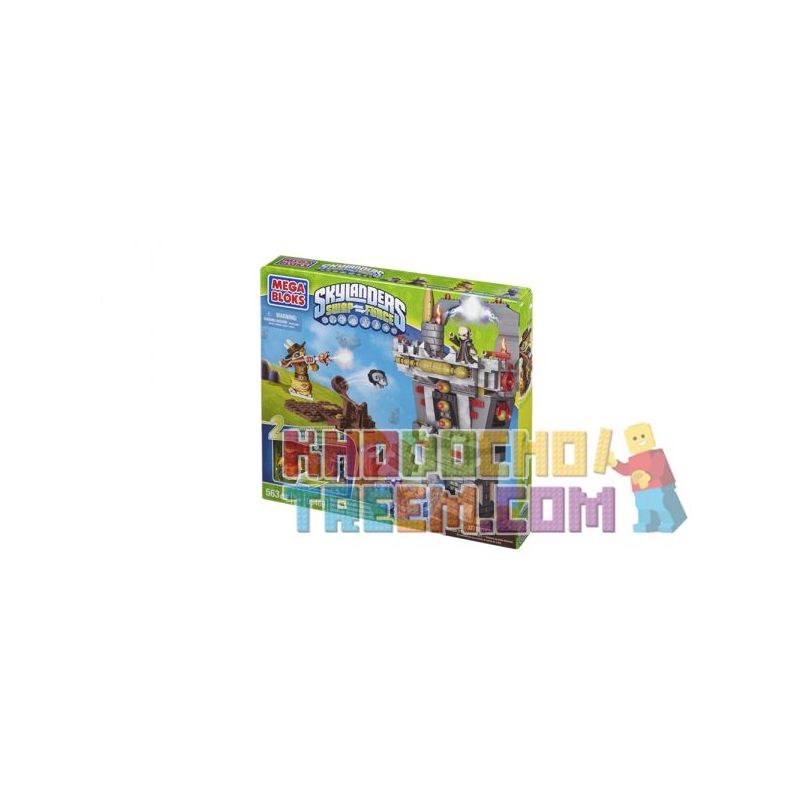 MEGA BLOKS 95469 non  LÂU ĐÀI KAOTIC bộ đồ chơi xếp lắp ráp ghép mô hình Skylanders OUTLANDS KAOTIC CASTLE 563 khối