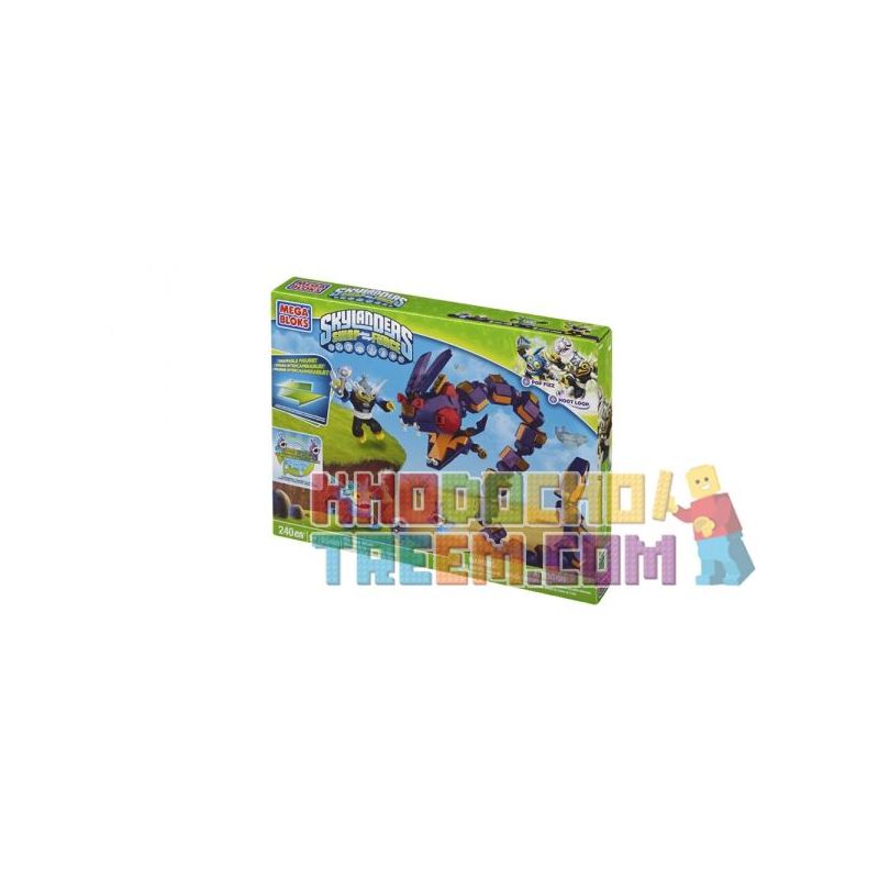 MEGA BLOKS 95468 non  SNAKE SNAKE ATTACK. bộ đồ chơi xếp lắp ráp ghép mô hình Skylanders FIRE VIPER ATTACK 240 khối