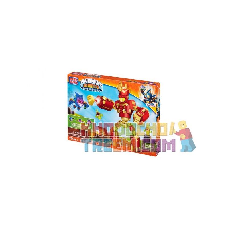 MEGA BLOKS 95459 non  VUA ROBOT ARKEYAN. bộ đồ chơi xếp lắp ráp ghép mô hình Skylanders ARKEYAN ROBOT KING 294 khối