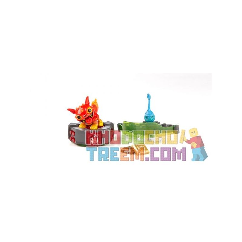 MEGA BLOKS 95440 non  CỔNG THÔNG TIN CHIẾN ĐẤU CỦA CHÓ NÓNG bộ đồ chơi xếp lắp ráp ghép mô hình Skylanders HOT DOG'S BATTLE PORTAL 11 khối