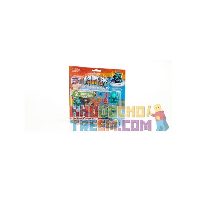 MEGA BLOKS 95438 non  CỔNG CHIẾN ĐẤU CỦA GLL GRUNT bộ đồ chơi xếp lắp ráp ghép mô hình Skylanders GILL GRUNT'S BATTLE PORTAL 18 khối