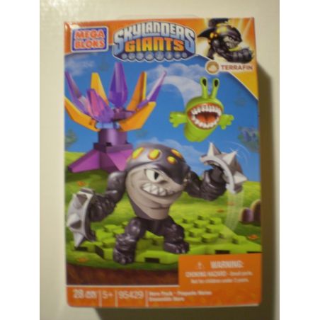 MEGA BLOKS 95429 non  TÚI ANH HÙNG TERRAFIN bộ đồ chơi xếp lắp ráp ghép mô hình Skylanders TERRAFIN HERO PACK 23 khối