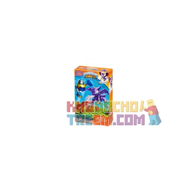 MEGA BLOKS 95428 non  TÚI ANH HÙNG CYNDER bộ đồ chơi xếp lắp ráp ghép mô hình Skylanders CYNDER HERO PACK 28 khối