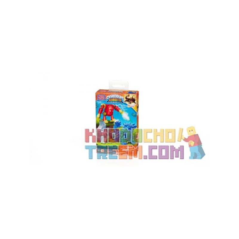 MEGA BLOKS 95424 non  TÚI BASH MỜ bộ đồ chơi xếp lắp ráp ghép mô hình Skylanders TRANSLUCENT BASH HERO PACK 43 khối