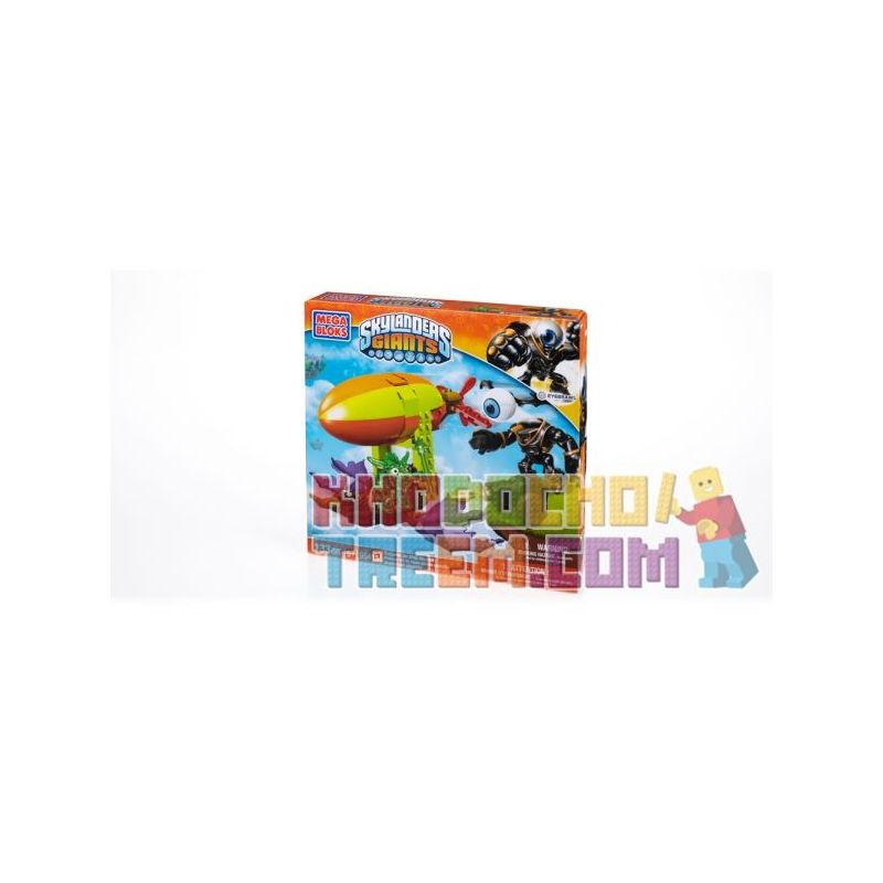 MEGA BLOKS 95415 non  ATTACK QI BOLIN AIRSHIP bộ đồ chơi xếp lắp ráp ghép mô hình Skylanders ZEPPELIN AIR SHIP ASSAULT 133 khối
